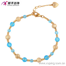 74318 Xuping meistverkaufte elegante Kunststoffperlen, personalisierte Magnetverschluss Gold Bead Armband